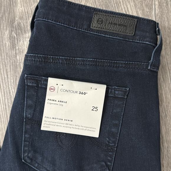 ag Adriano Goldschmied Contour 360 Prima Ankle Cigarette Leg Skinny Jeans Sz 25 - Picture 10 of 13